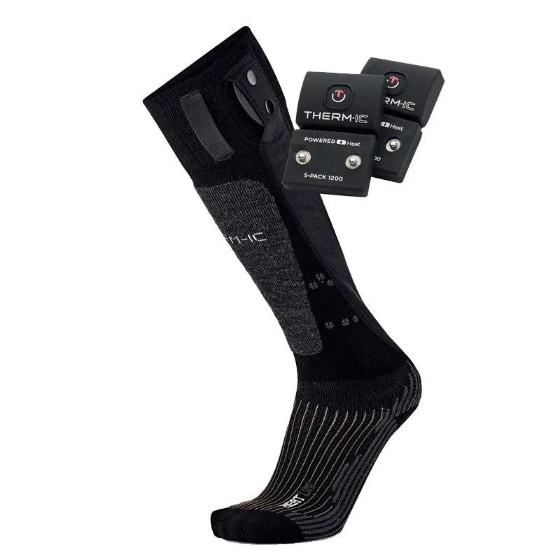 Therm-ic Powersocks Set Heated Universal Socks + S-Pack 1200 Batteries