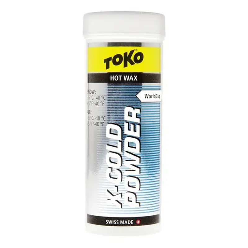 Toko X-Cold Racing Powder Wax Treatment For Cold and Indoor Ski Slopes