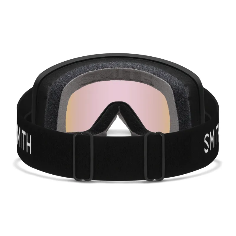 Smith Transfer Goggles in Black with Blue Sensor Mirror Antifog Lens-3