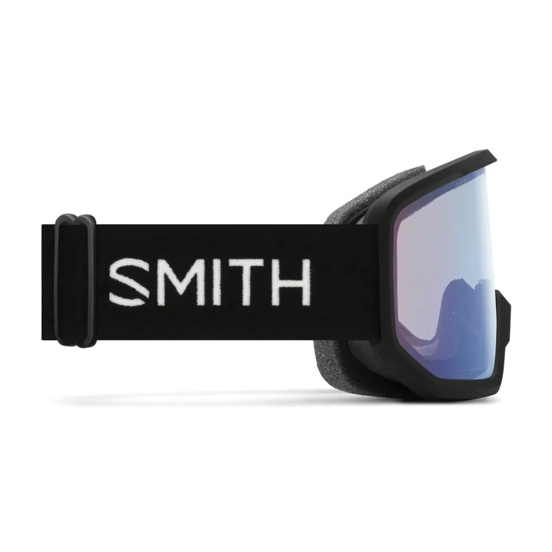 Smith Transfer Goggles in Black with Blue Sensor Mirror Antifog Lens-2