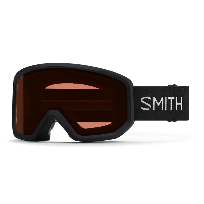 Smith Transfer Goggles in black with Rose Copper Antifog Lens