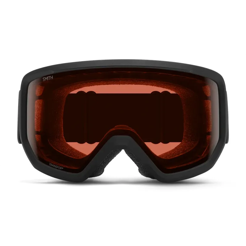 Smith Transfer Goggles in black with Rose Copper Antifog Lens-1