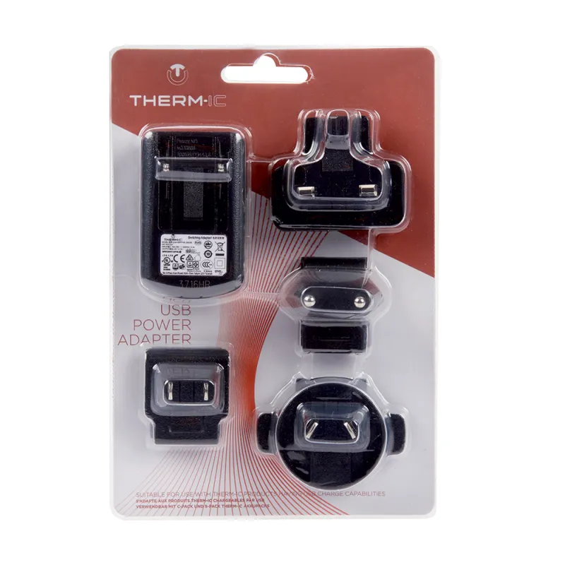 Thermic USB Power Charger with 4 Adapter Pins