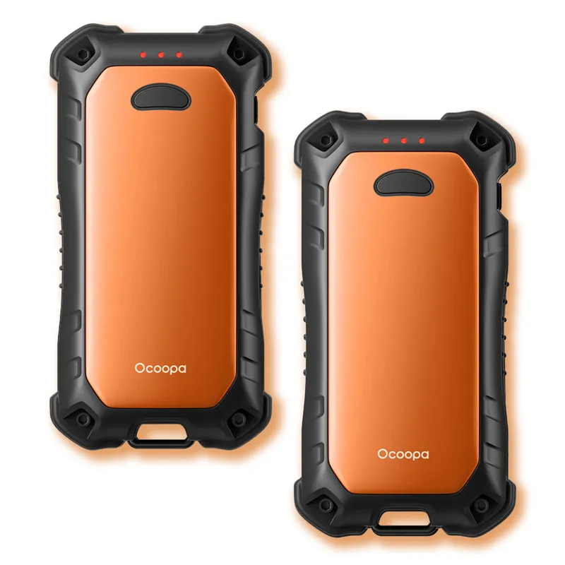 Ocoopa UT4 Extreme Rechargeable Handwarmer With Torch - Orange Pair