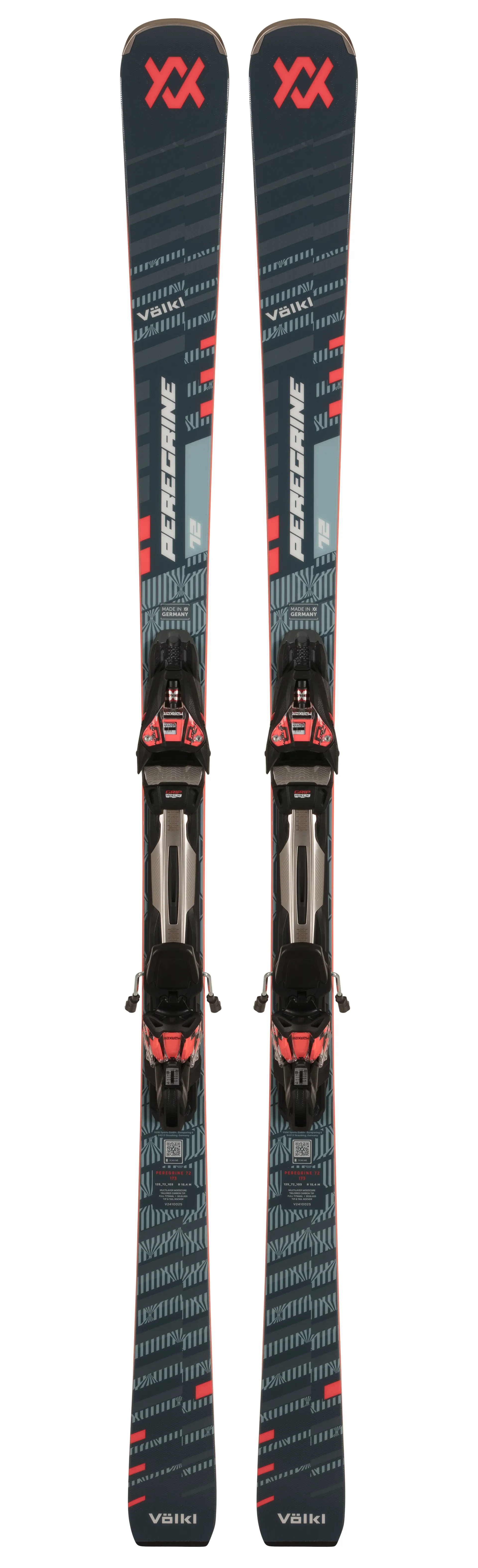 Volkl Peregrine 72 RM 3 Skis with Marker R-Motion 3 12 Bindings