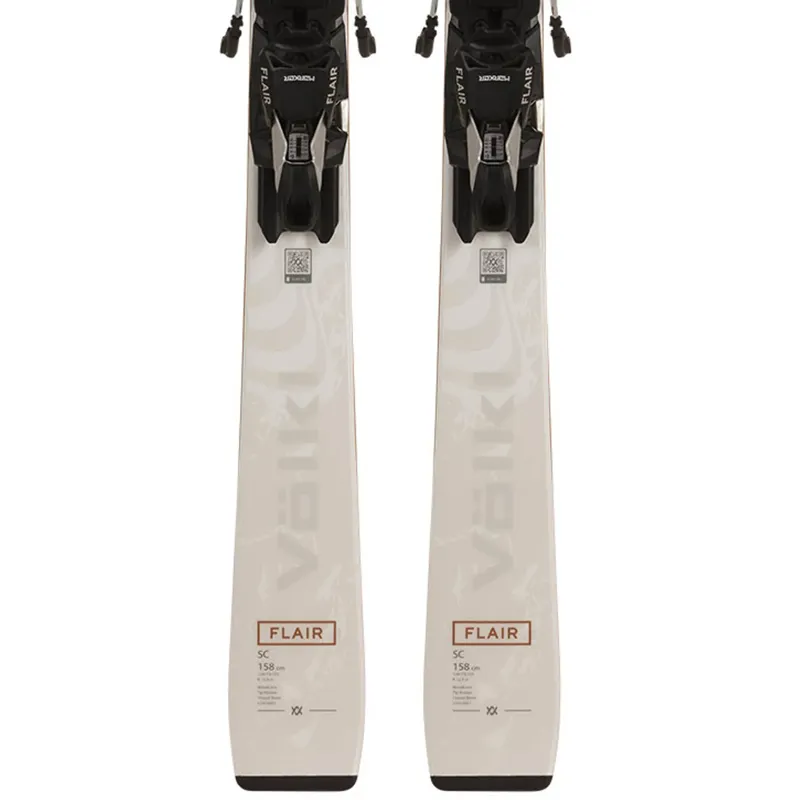 Völkl Flair SC Womens Demo Skis with Marker 11 Bindings 158cm-2