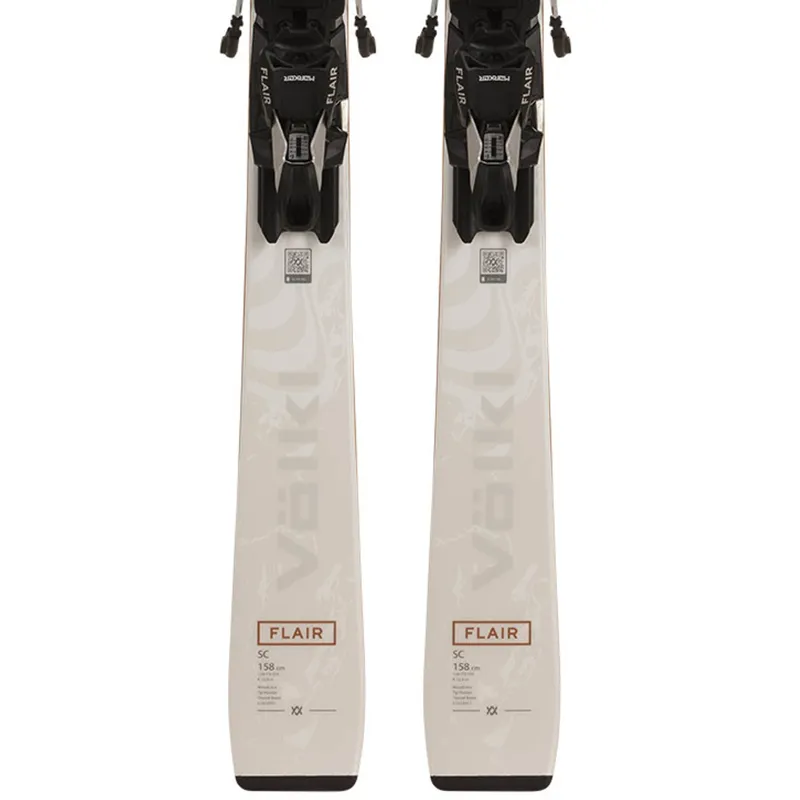 Völkl Flair SC Womens Skis with Marker V-Motion 3 11 Bindings-2