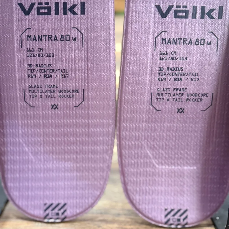 Volkl Mantra 80 Women's Ex Demo All-Mountain Skis 2026 161cm Squire Bindings-3
