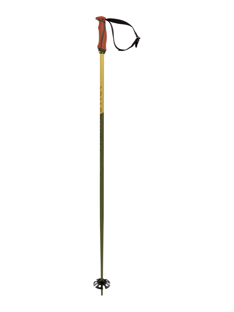 Volkl Phantastick 18mm Ski Poles In Olive Green-1