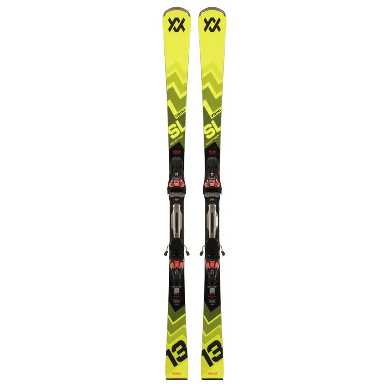 Volkl Racetiger SL Skis with Marker RMotion3 Bindings and Plate 2025 -1