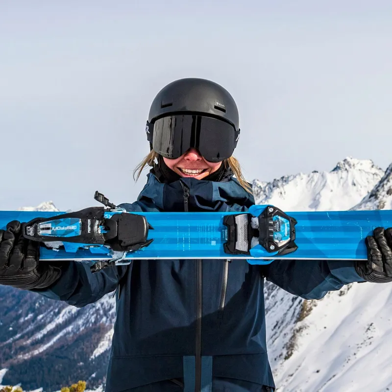 Volkl Secret 84 Ex Demo Womens All Mountain Skis 161cm with Bindings-1