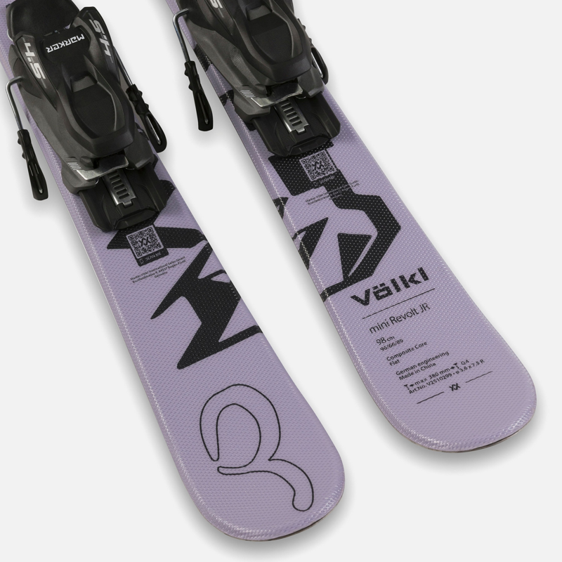 Volkl Mini Revolt Junior Skis with Marker Motion 4.5 Bindings-3