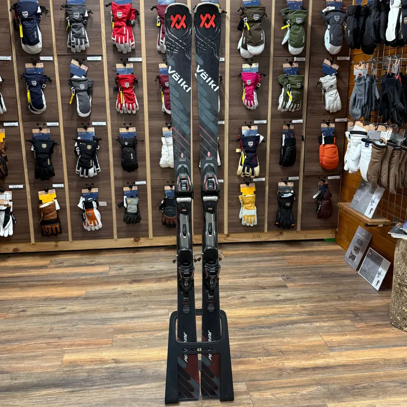 Volkl Peregrine 72 Black Skis 173cm Ex Demo + Marker R Motion Bindings-1