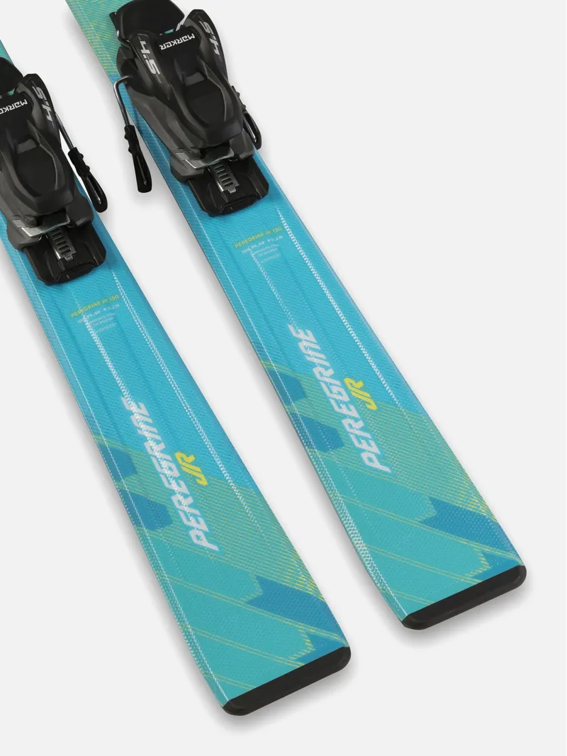 Volkl Peregrine Jr Skis 130cm with Marker Bindings-2