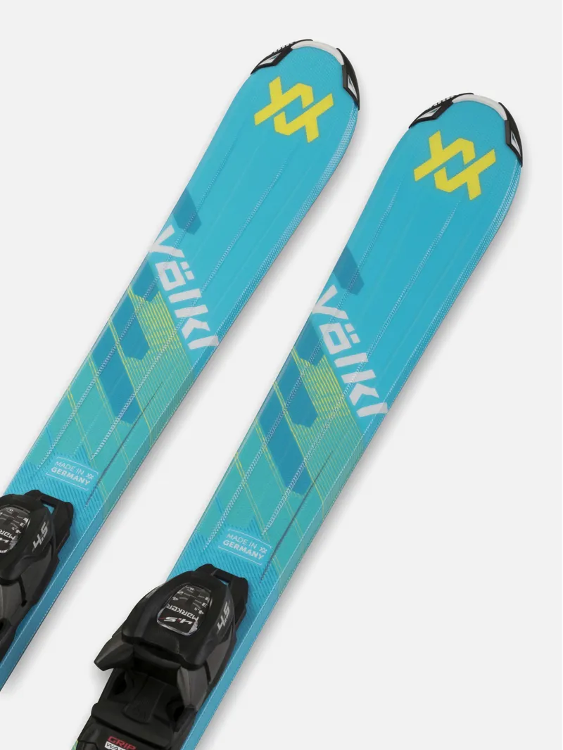 Volkl Peregrine Jr Skis 130cm with Marker Bindings-1