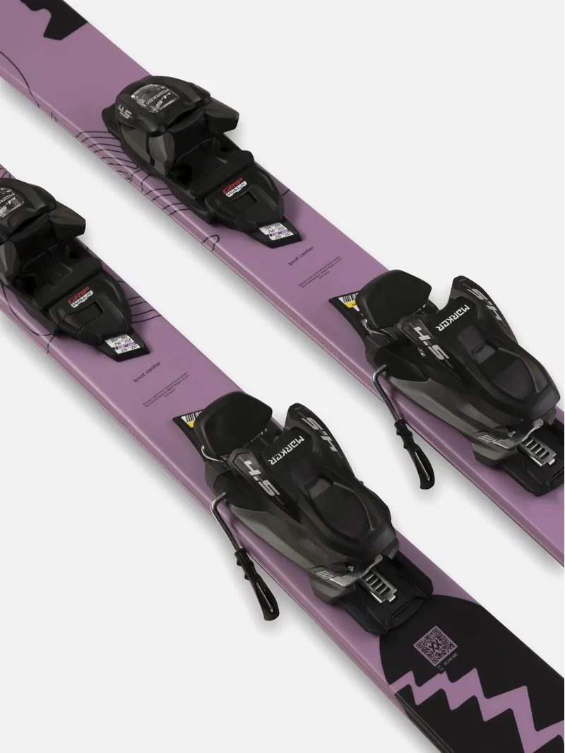 Volkl Revolt Jnr Urban 138cm Skis with vMotion 7.0 Bindings-2