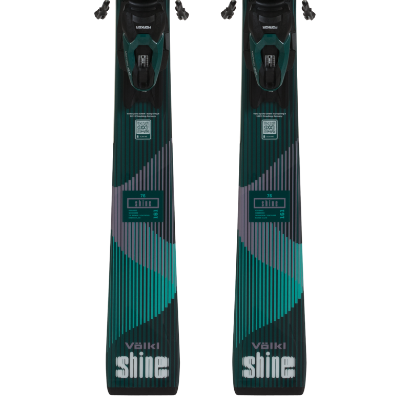 Volkl Shine 76 Women's Skis 2026 with Marker Bindings-2