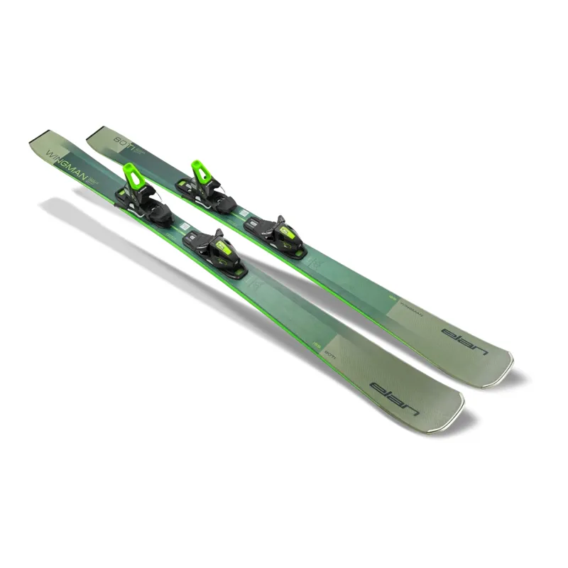 Elan Wingman 80 Ti Skis with Bindings 2027-1