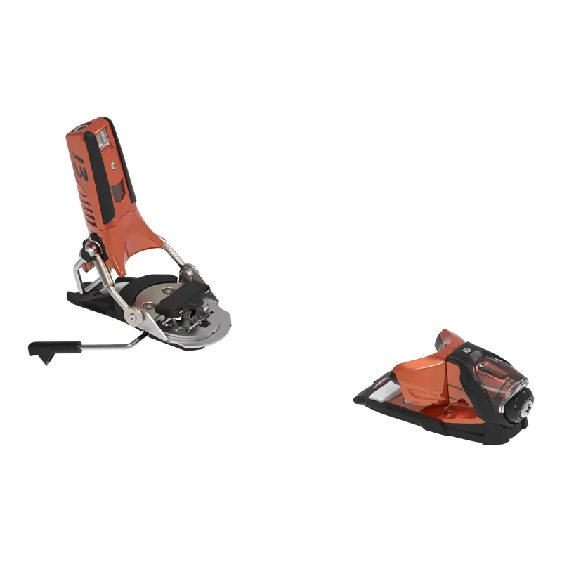 Display Look Pivot 2.0 13 GW B105 Ski Bindings Orange Metal 105mm Brakes 2026-3
