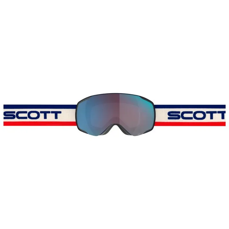 Scott Vapor ski and snowboard goggle in beige and blue -1