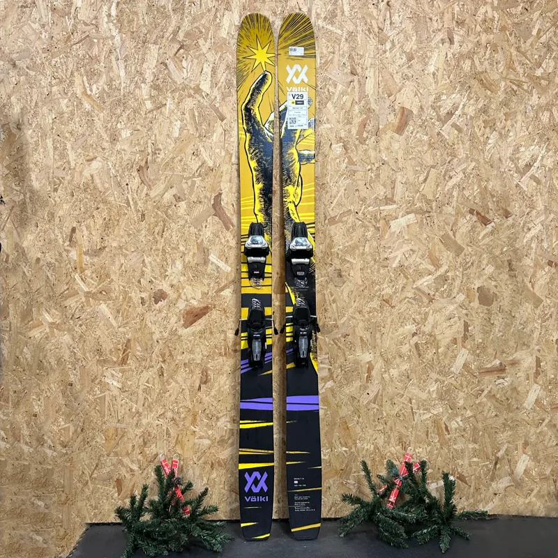Volkl Revolt 114 Freeride Twin Tip Skis Ex Demo with Marker Griffon Demo Binding-3