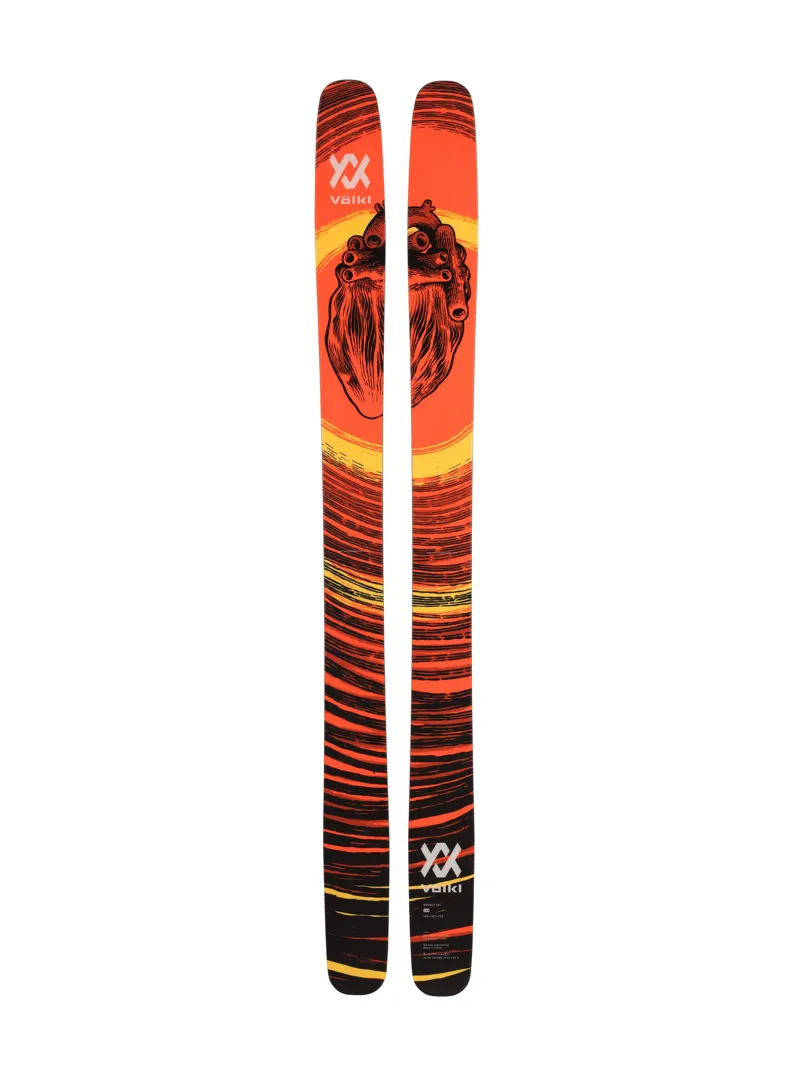 Volkl Revolt 121 Mens Freeride Powder Skis - Skis Only-1