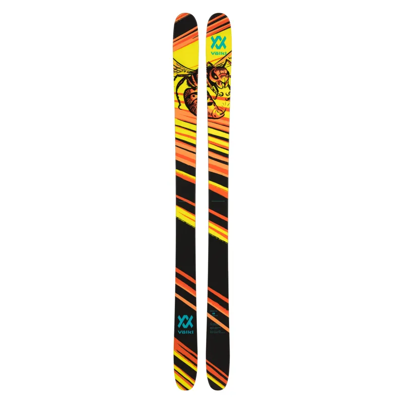 Volkl Revolt 96 Ex Demo Twin Tip All Mountain Skis with Marker